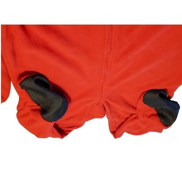 Kids Red Footed Pajamas Unisex - Picture 3 of 5